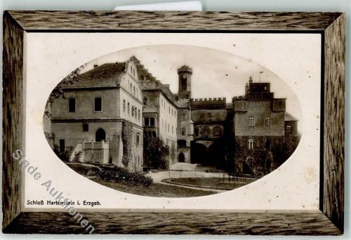 Hartenstein 1911 Schloss Holzrahmen