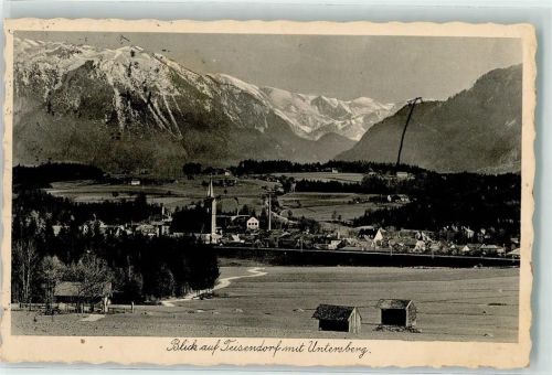 Teisendorf Bahnpost München Salzburg Zg ?09 21.8.35 Untersberg