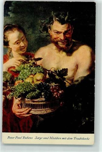 Peter Paul Rubens Satyr und Mädchen mit dem Fruchtkorbe