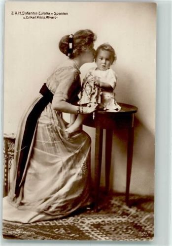 Infantin Eulalia von Spanien mit Enkel Prinz Alvaro Adel Spanien