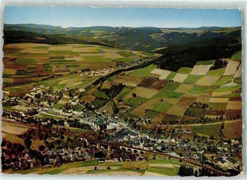 Ludwigsstadt Fliegeraufnahme Bahnlinie