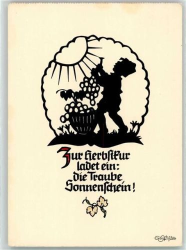 Weintrauben Karte Nr. 935 AK
