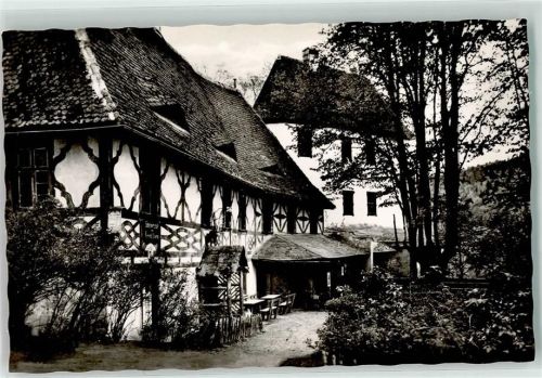 Burggaillenreuth Forsthaus Burg Gailenreuth Fachwerk