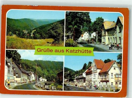 Katzhütte Schwarzatal Eisfelder Straße Oelzer Straße Bahnhofstraße