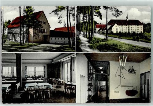 Rummelsberg Landpoststempel Feierabendhaus Rummelsberg Speisesaal Eingangshalle