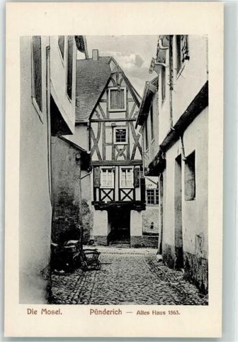 Pünderich Altes Haus 1563