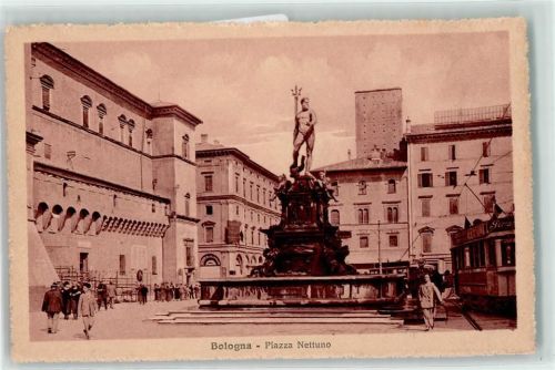 Bologna Piazza Nettuno Straßenbahn