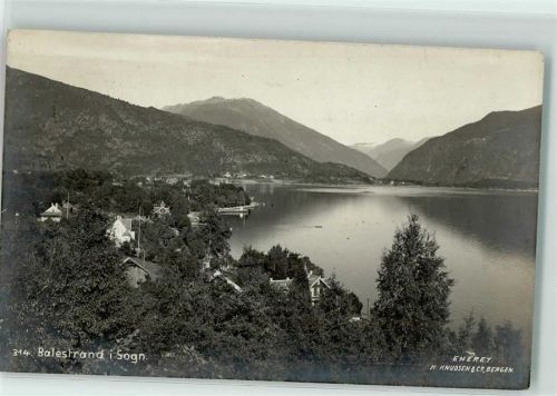 Balestrand 1912 Sogn