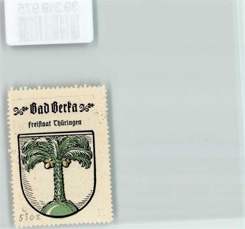 Bad Berka Wappen Kokuspalme Kaffee Hag