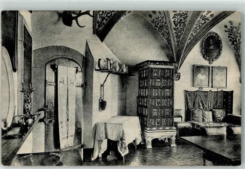 Wierschem Burg Eltz Fahnensaal Heizofen