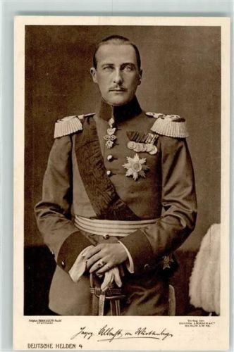 Herzog Albrecht von Württemberg Wohlfahrtskarte Deutsche Helden 4