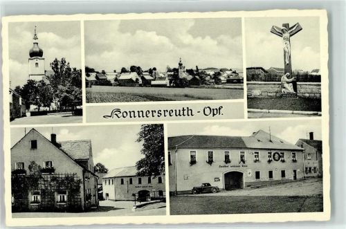 95692 W8591 Konnersreuth , Oberpf - Gasthaus weißes Ross Oldtimer St. Irmgard von Süchteln