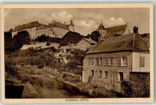 53937 W5372 Schleiden , Eifel - Schloss und Schlosskirche