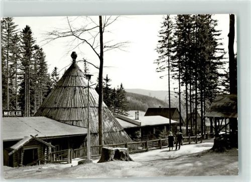 Sosa 1979 Köhlerhütte Konsumgasthaus Meiler DDR