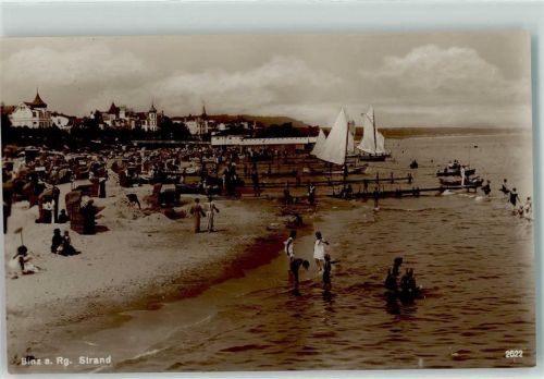 Ostseebad Binz Strand Segelboote