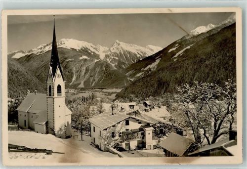 Finkenberg Zillertal Kirche Berge Winter Schnee