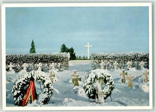 Helsinki Winter Deutsche Soldatengräber
