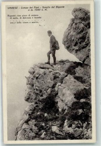Varese Campo dei Fiori Scoglio dei Gigante Wanderer