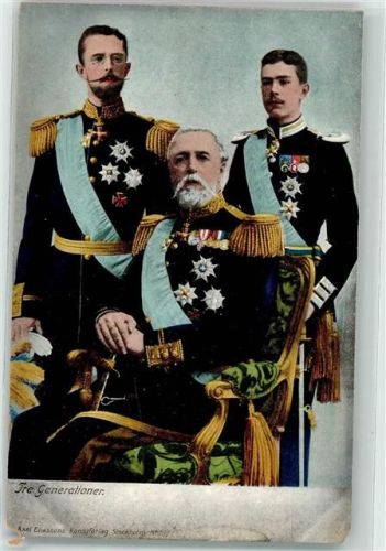 Drei Geneartionen - Uniform , Orden AK Adel Schweden