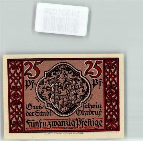 Ohrdruf Notgeld 25 Pfennig