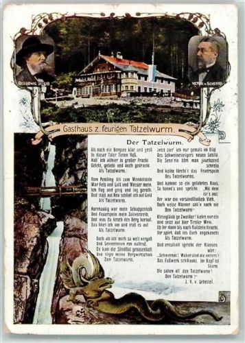 1934 Der Tatzelwurm - AK