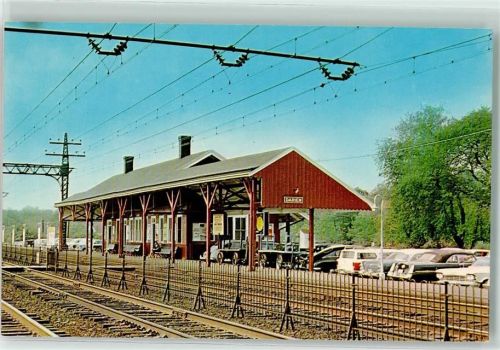 Foto AK Darien N.Y. N.H. & H. Station Connecticut Autos