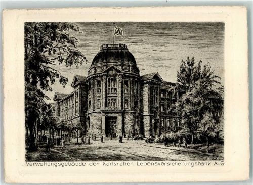 Karlsruhe Verwaltungsgebäude der Karlsruher Lebensversicherungsbank