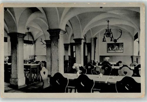 Burgk Schloßterrasse Gastraum