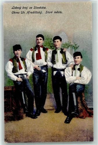 Uherské Hradiste Lidovy kroj ze Slovacka Mann Tracht