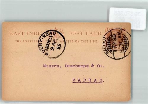 Calcutta 1899 Ganzsache