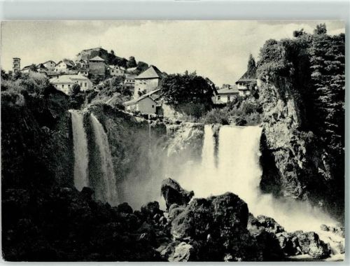 Jajce Gebrauchsspuren Pliva Wasserfall