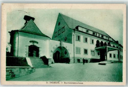 St. Ingbert Bezirkskrankenhaus Tor Treppe