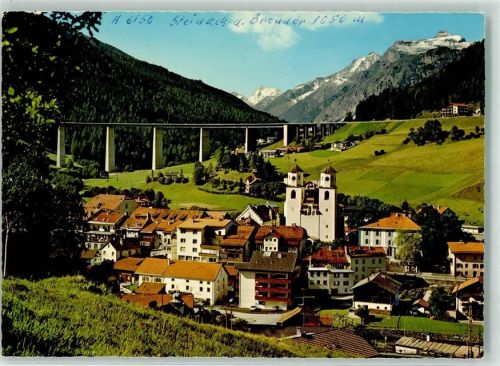 Steinach Gschnitztalbrücke Brennerautobahn Kirche
