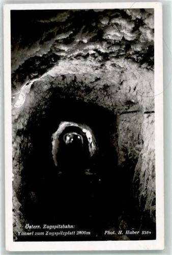 Ehrwald Österr. Zugspitzbahn Tunnel zum Zugspitzplatt