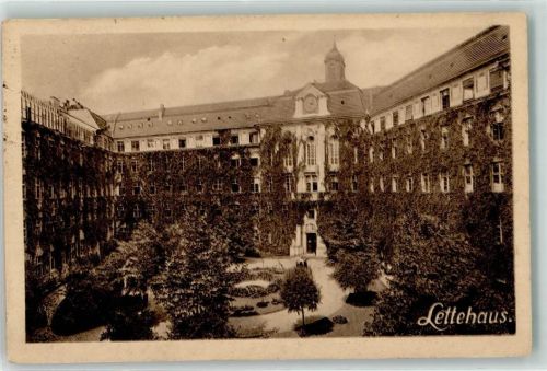Schöneberg 1918 Lettehaus Ort lt. Stempel