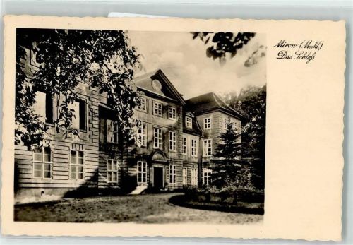 17252 O2083 Mirow , Meckl Foto AK Schloss