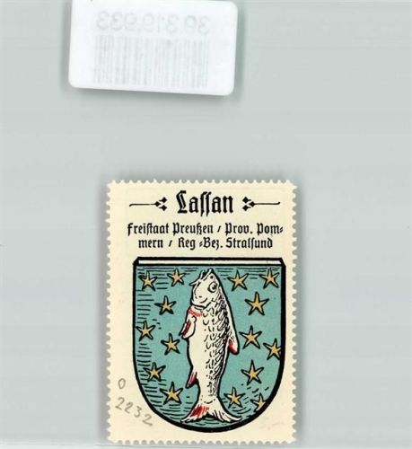 Lassan Wappen Fisch Kaffee Hag Nr.11