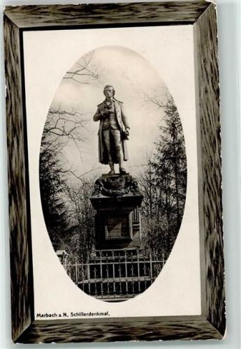 Marbach Schillerdenkmal Holzrahmen