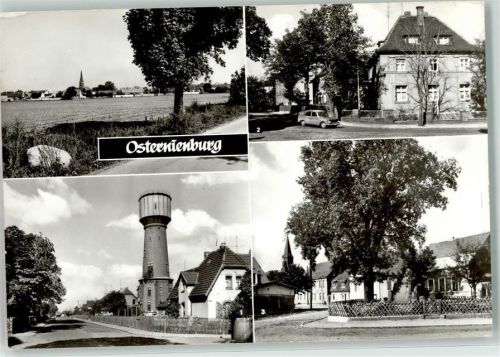 06386 O4374 Osternienburg - Wasserturm Rat der Gemeinde Friedensplatz