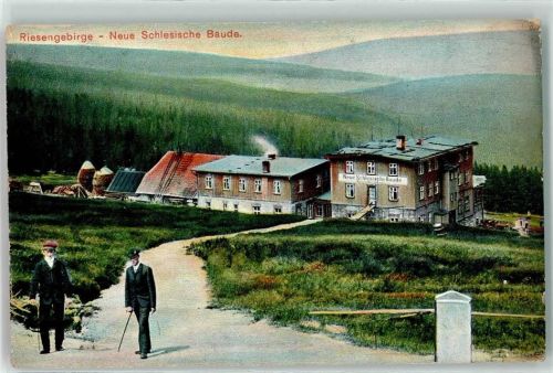 Neue schlesische Baude Riesengebirge Männer