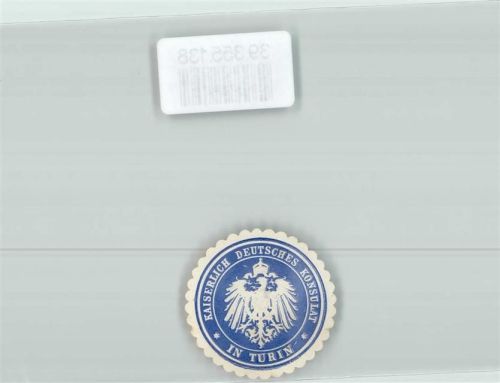 Torino Kaiserlich Deutsches Konsulat in Turin