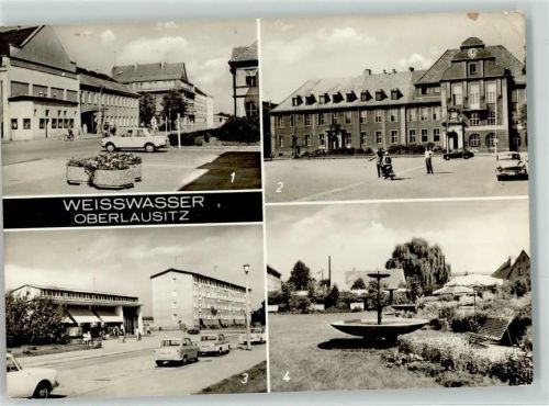 Weißwasser Muskauer Straße Rathaus Auto Motorrad