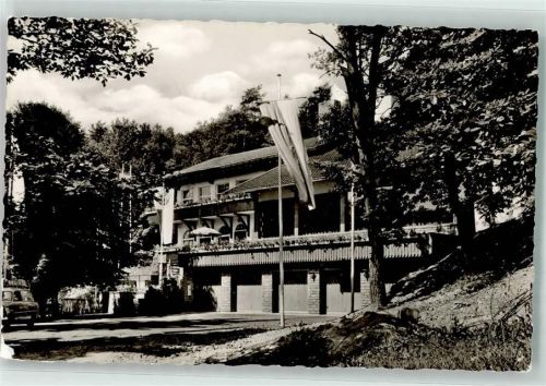 Altenberg Gasthaus Deutscher Märchenwald Fahnen