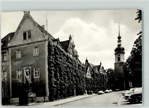 Riesa Rathaus Lenindenkmal