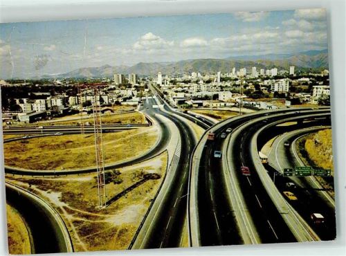 Valencia Distribuidor de la Autopista Autobahn Auto
