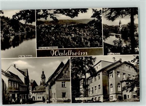 04736 O7305 Waldheim , Sachs - Zschopau Ernst Thälmann-Straße FDGB-Erholungsheim