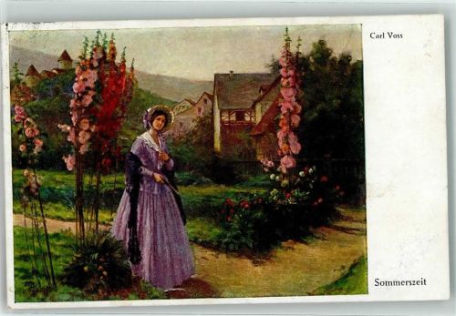 Sommerzeit sign.Carl Voss Rubens Nr.5035