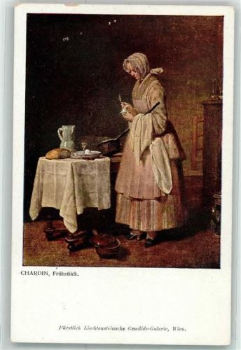 Frühstück sign.Chardin Fürstlich Liechtensteinsche Gemälde Galerie