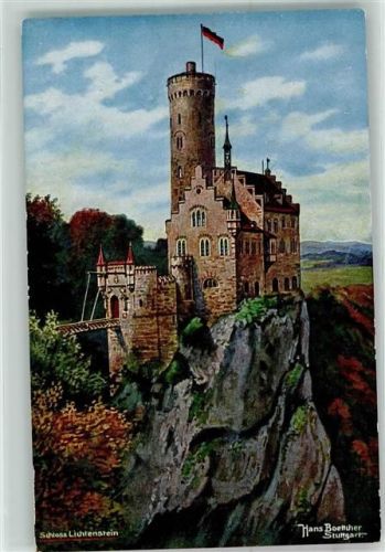 Lichtenstein Schloss Kunstkarte Nr.3004