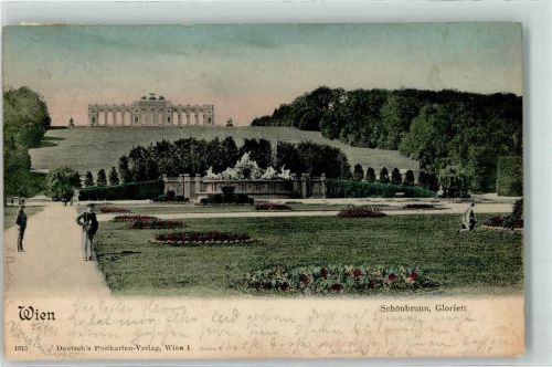 Wien 1901 Schloss Schönbrunn Gloriett
